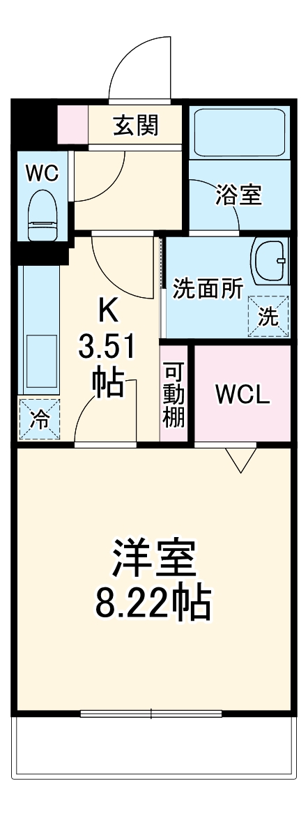 SUPREME ASADAの間取り