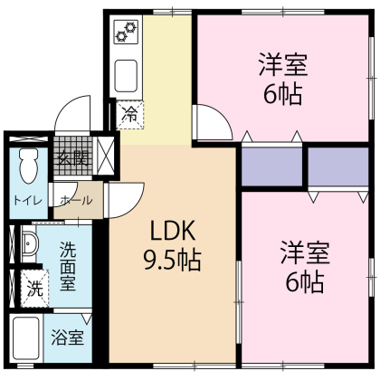 メゾンド前田Cの間取り