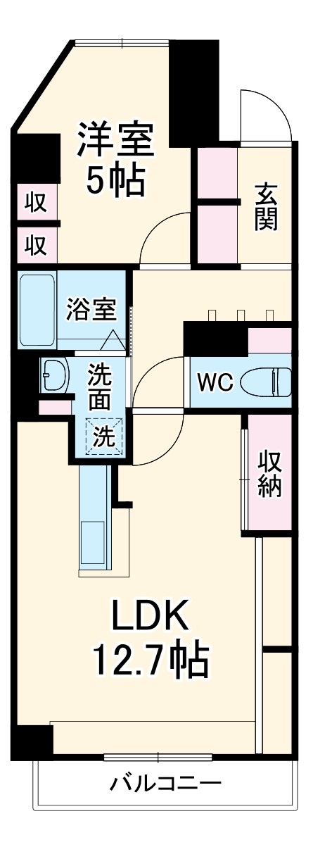 ボニール鶴里の間取り