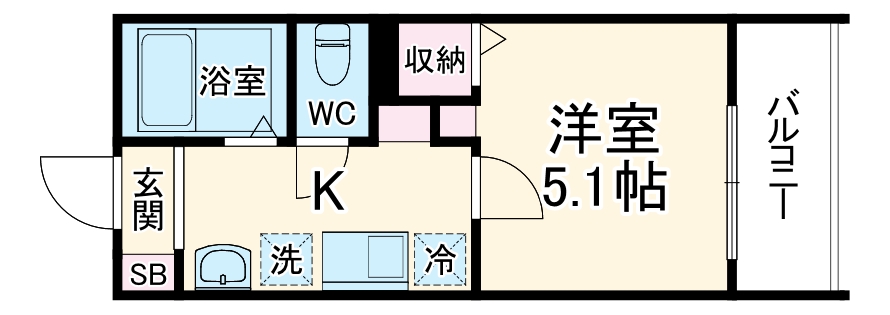 MELDIAかしわ台駅前の間取り
