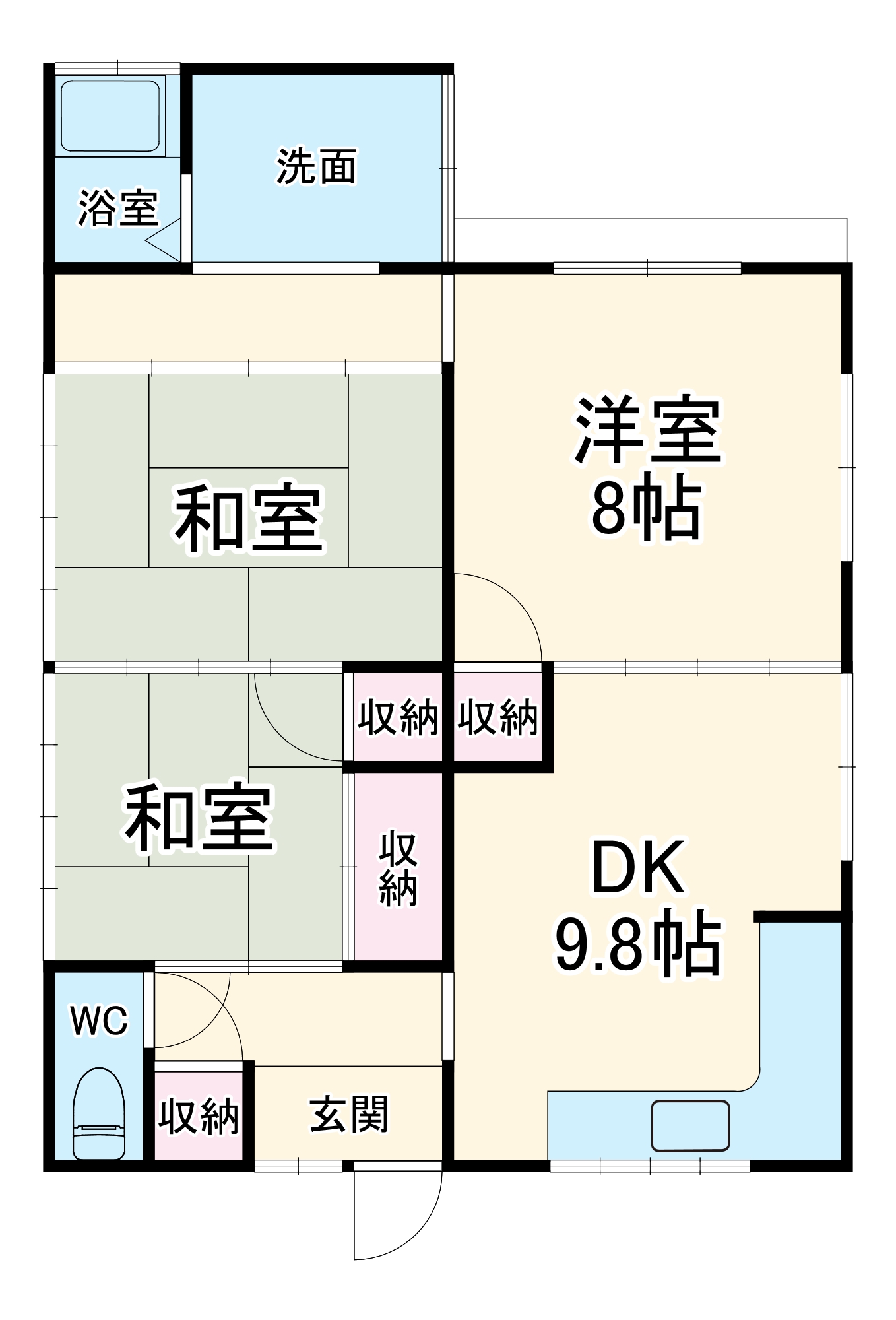 上尾市本町戸建の間取り