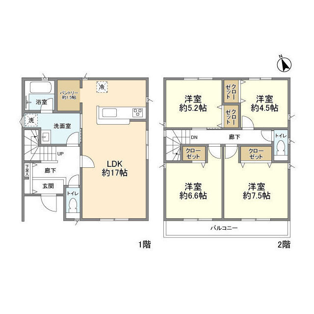 Kolet四街道#05の間取り