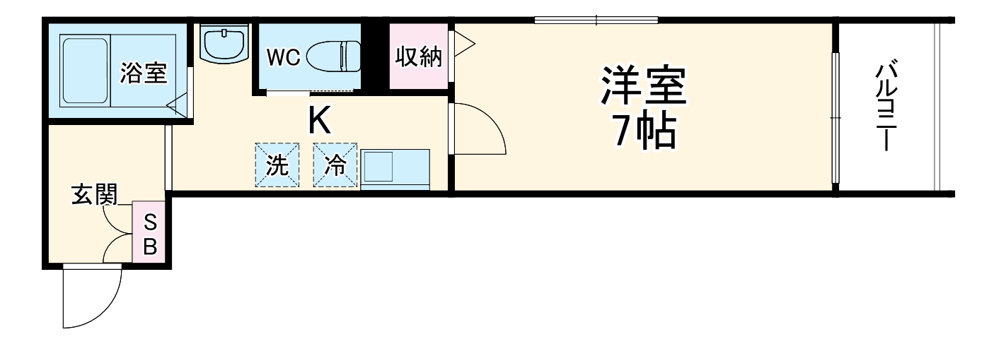 MELDIAかしわ台駅前の間取り