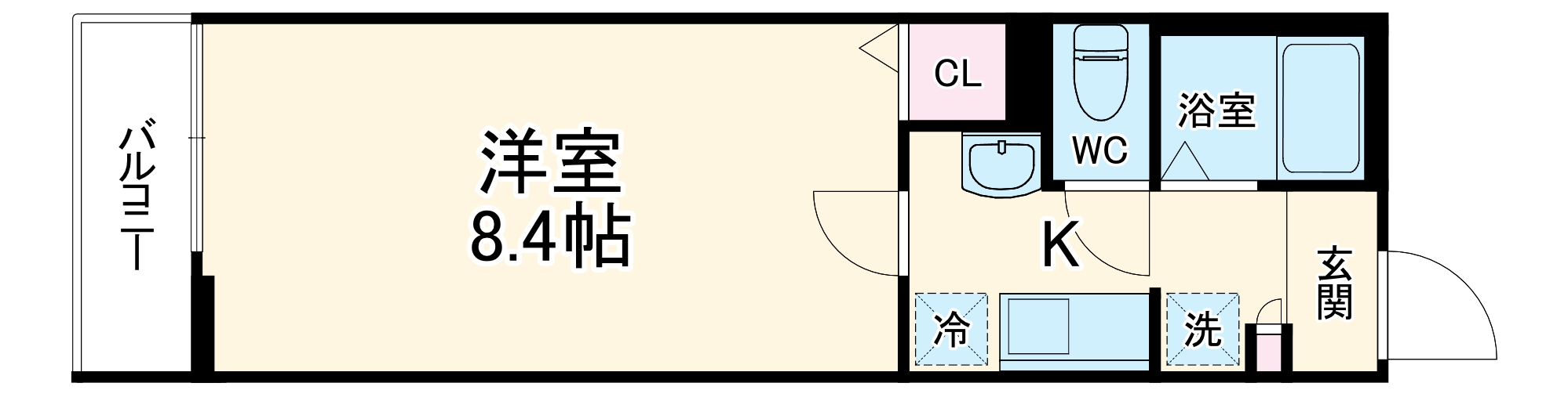 グランクオール日進の間取り