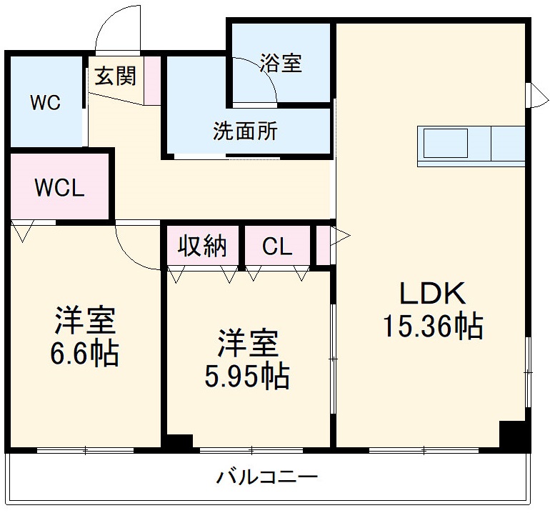 レガーロ掛川の間取り