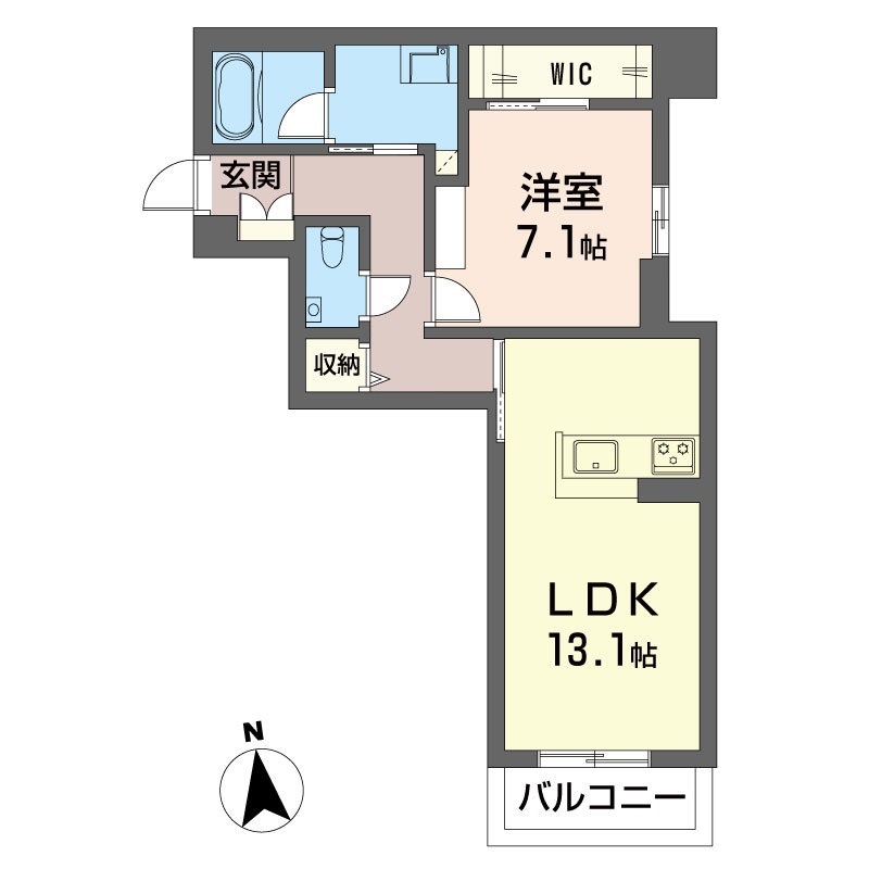 フォンテーヌ ベレオの間取り