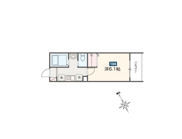 MELDIAかしわ台駅前の間取り