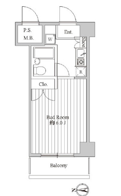 スペーシア池上の間取り