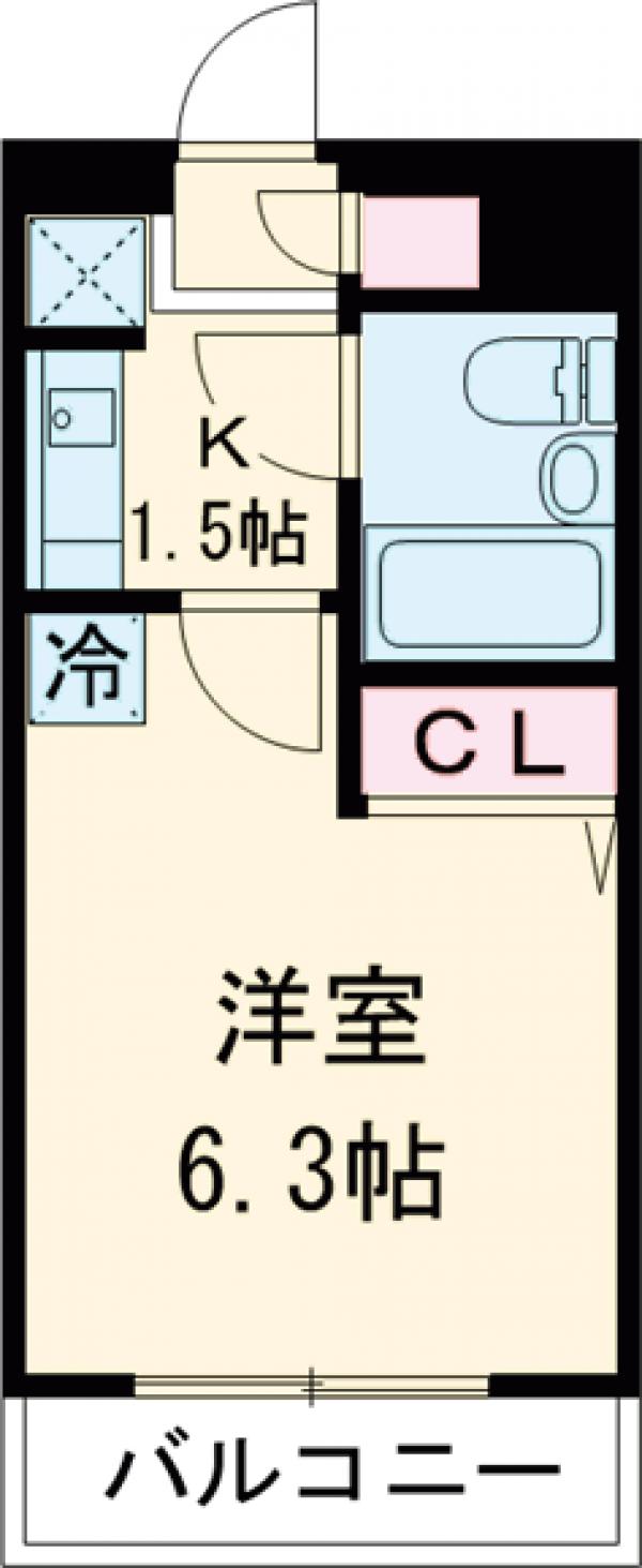 府中ペガサスビルの間取り