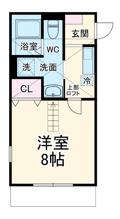 ベルメール湘南辻堂の間取り