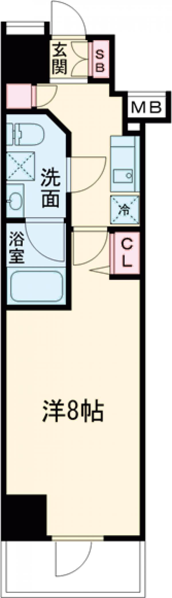 メインステージ入谷Ⅳの間取り