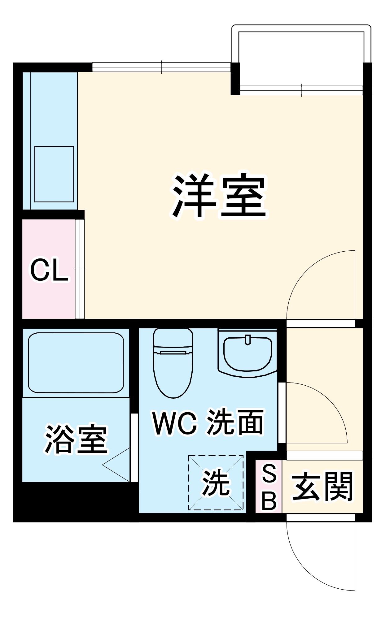 ピュア・スプリング杉田Ⅱの間取り