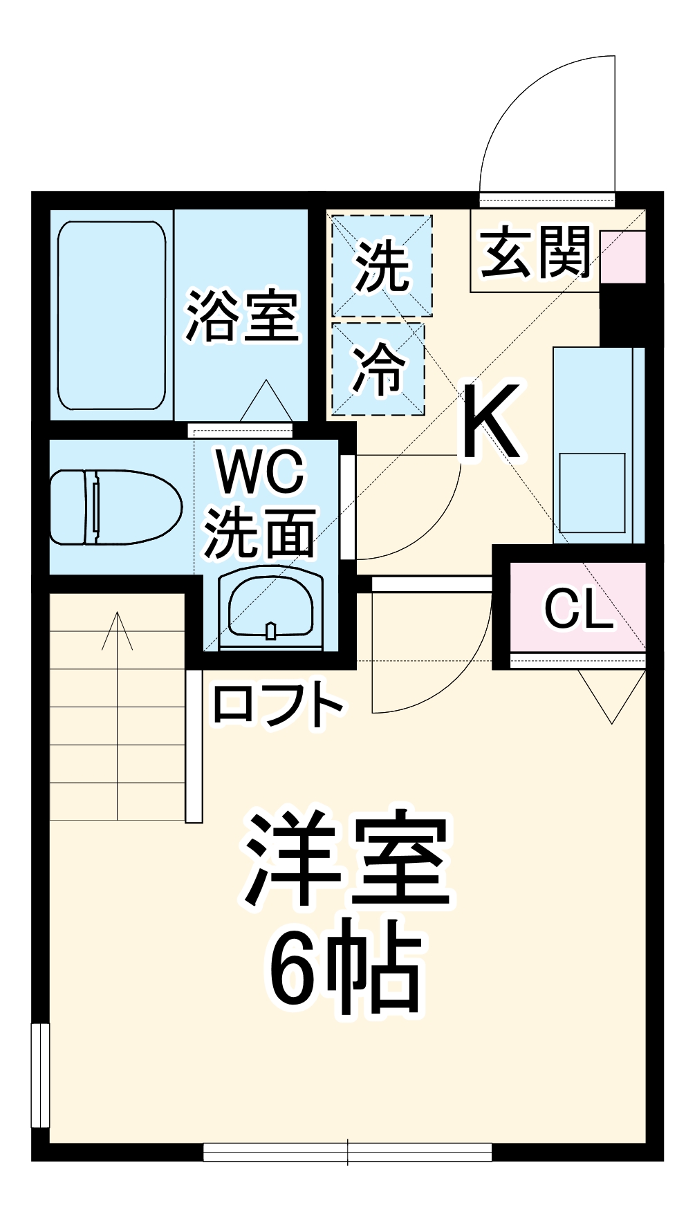 North Bellesの間取り