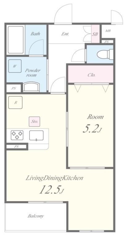 La Marnaの間取り