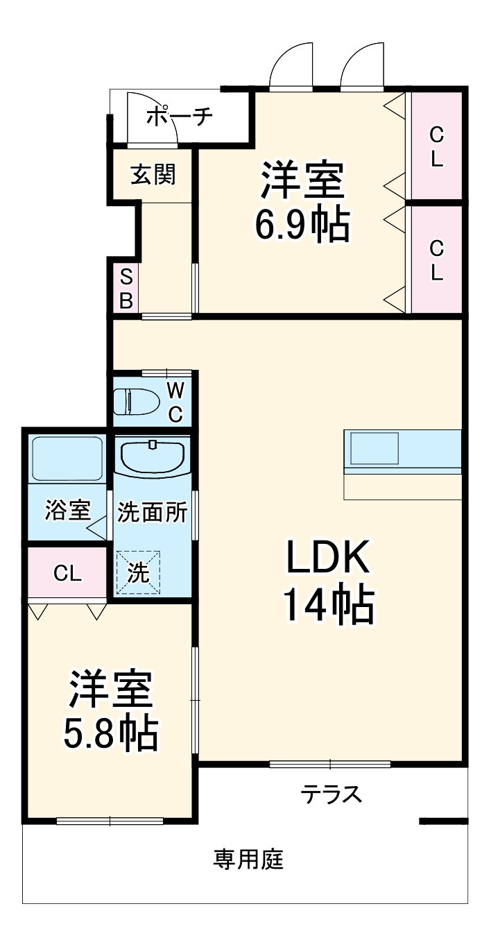 グラン コタンの間取り