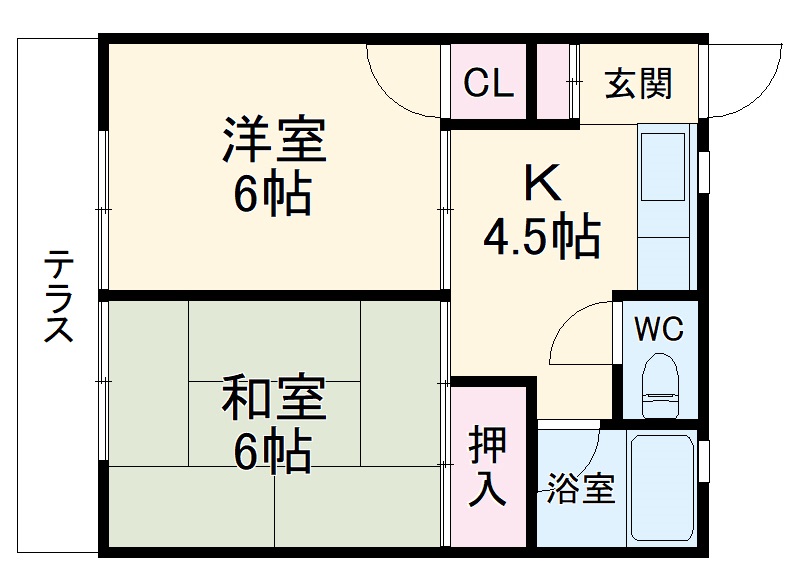 グレース南柏Ⅰの間取り