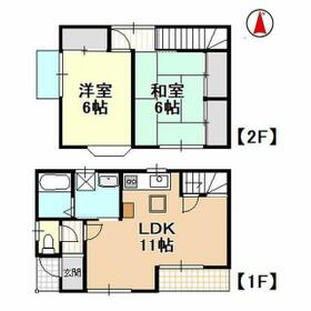 テラスハウス磯部の間取り