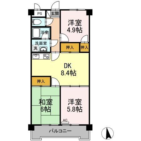 TRUSTY21の間取り
