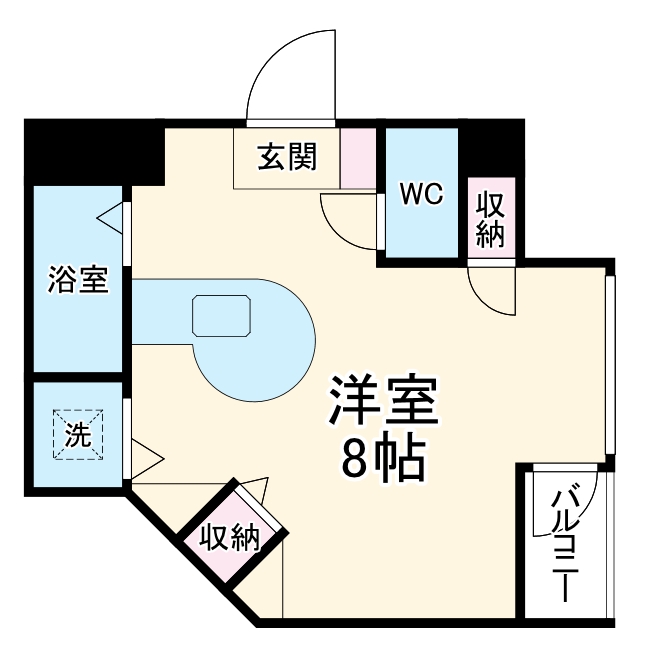 セラヴィ杁中の間取り
