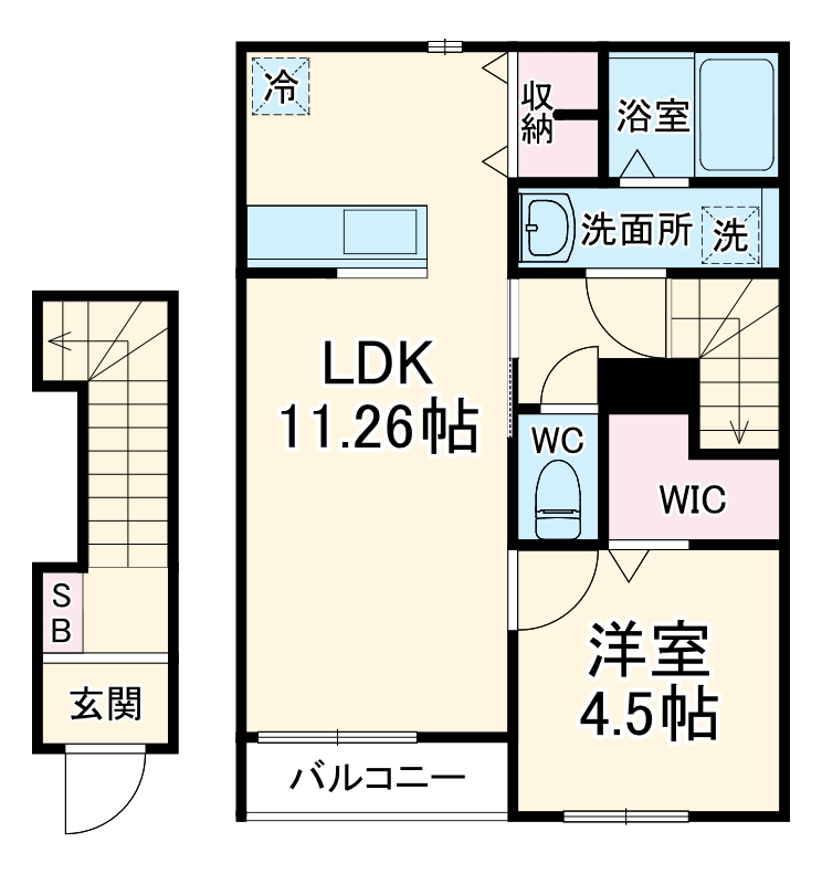 リーブルファイン志木上宗岡の間取り