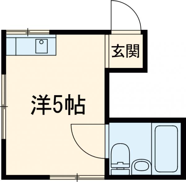 コーポタツミの間取り