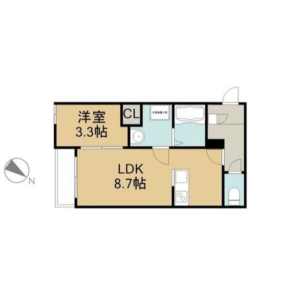 ミモザ矢田の間取り