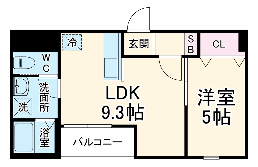 リーブルファイン新座大和田Ⅱの間取り