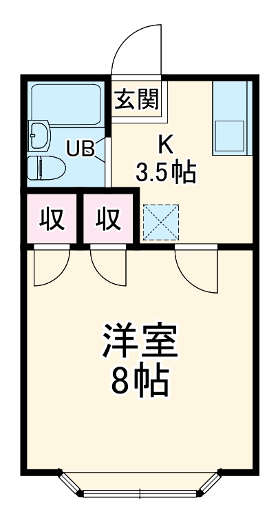 ハウスKの間取り