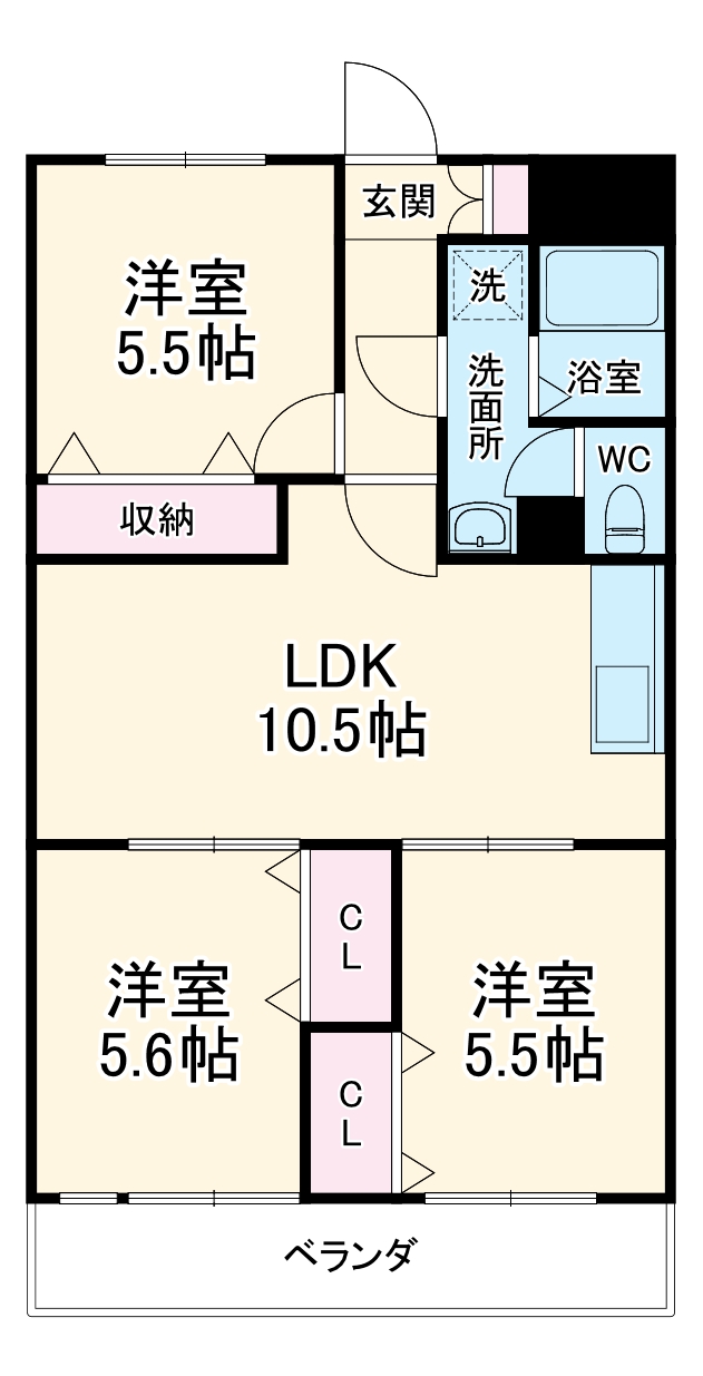 ラ・スペースの間取り
