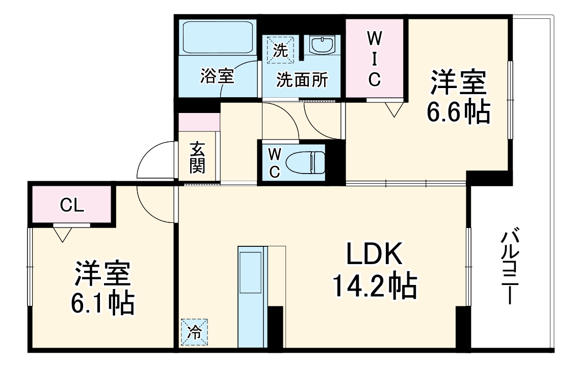 マルシェル館浦和美園の間取り