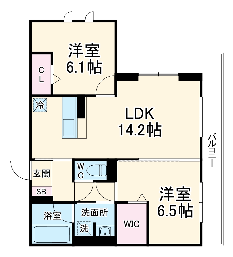 マルシェル館浦和美園の間取り