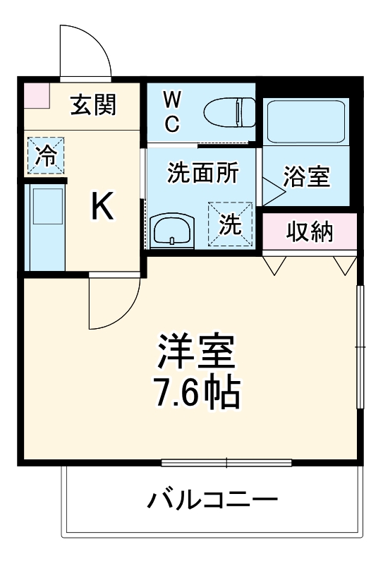 レザン東大成の間取り