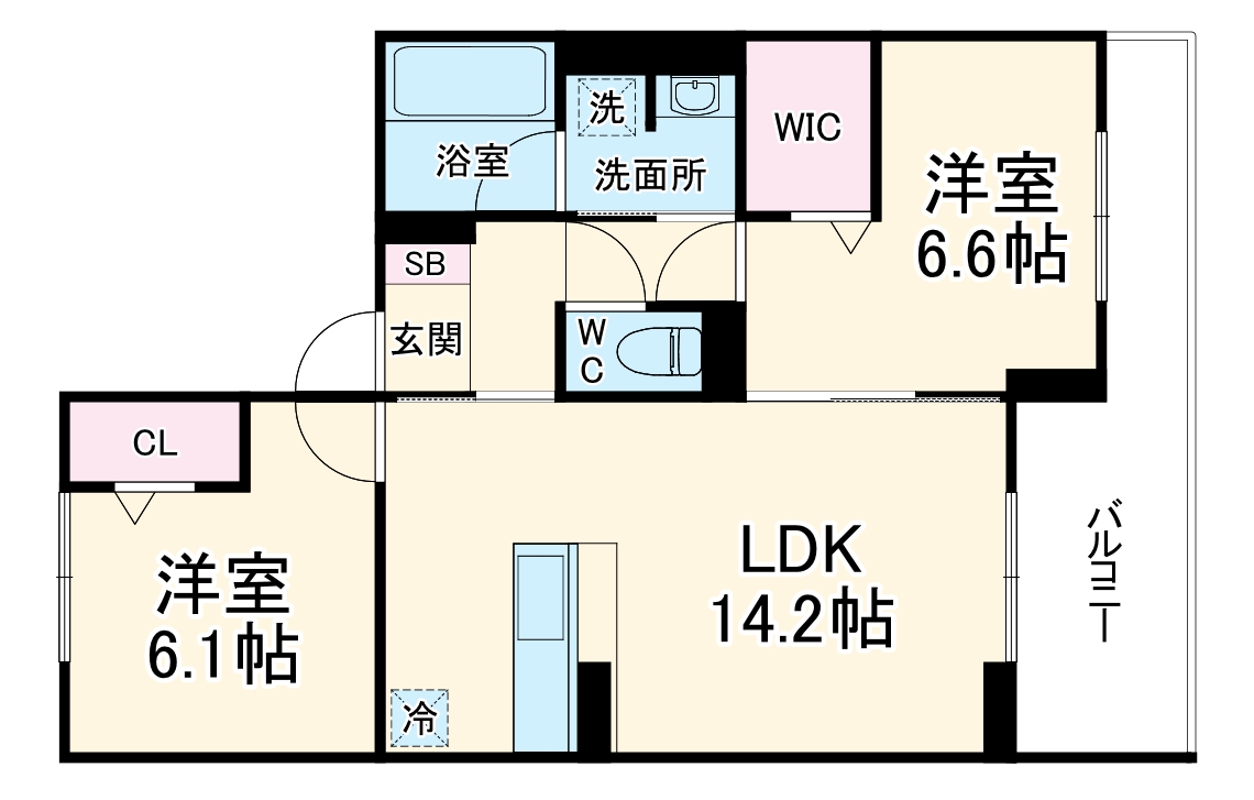 マルシェル館浦和美園の間取り