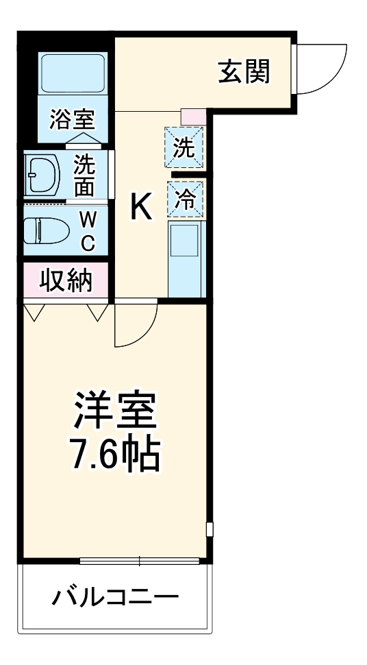 レザン東大成の間取り