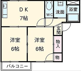 ボーブール三条の間取り