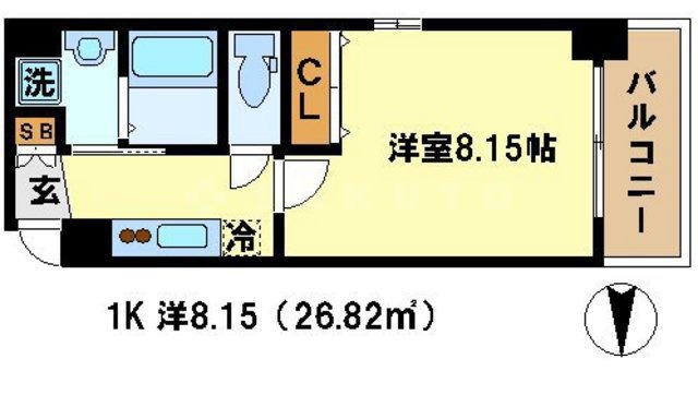 グランドパレス大宮五条の間取り