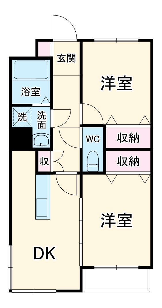 サンヒルズⅡの間取り