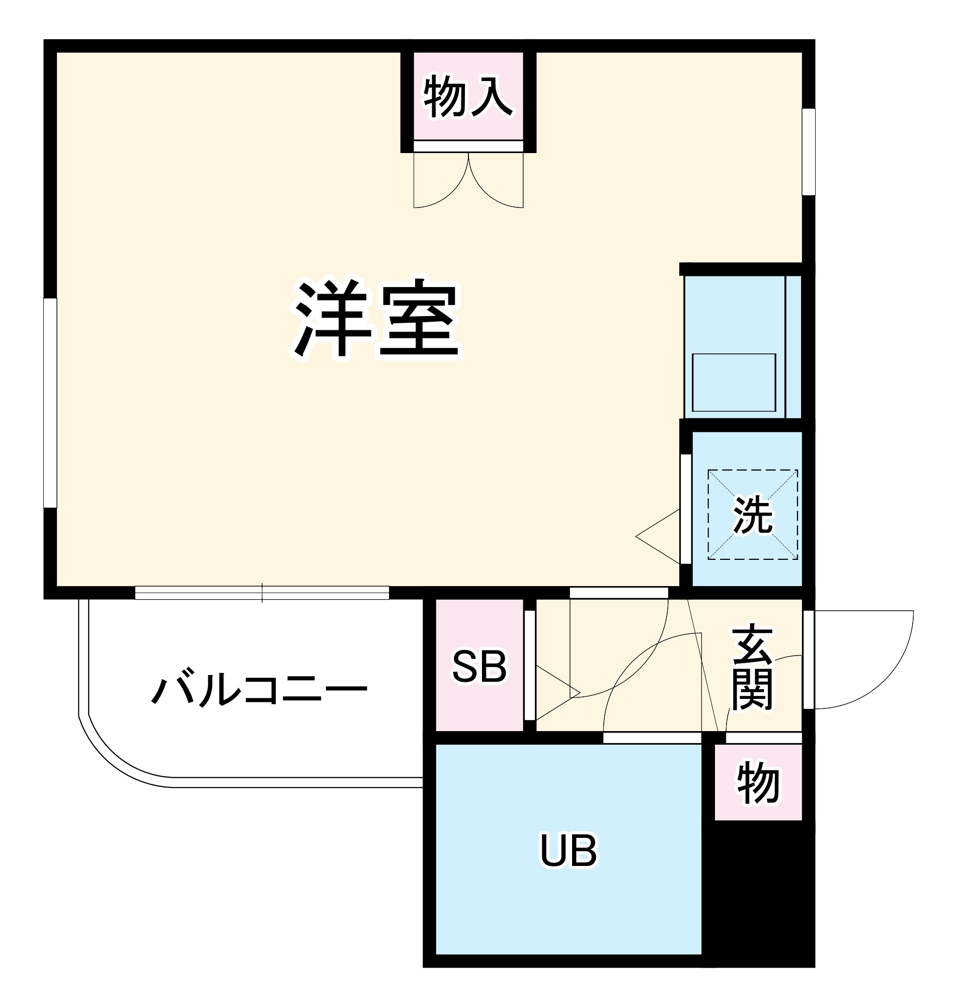 ウィンベルソロ磯子第1の間取り