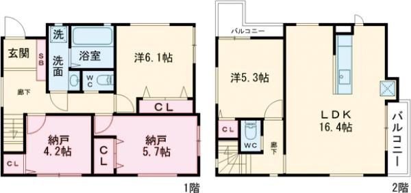 Kolet片倉#13の間取り