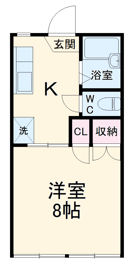 エスポワールムラコシの間取り