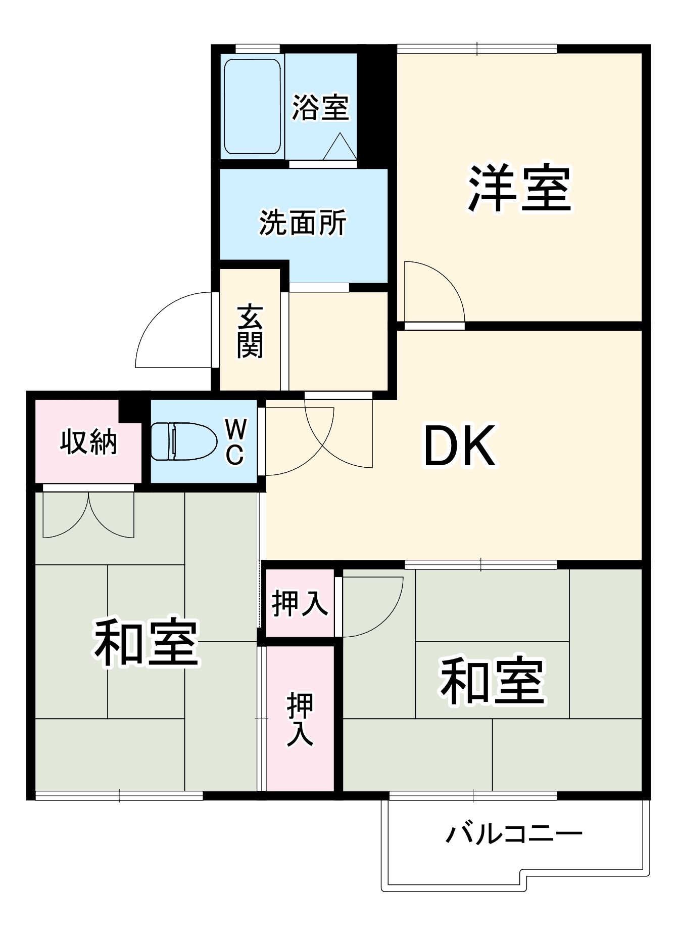 スプルースⅣ Cの間取り