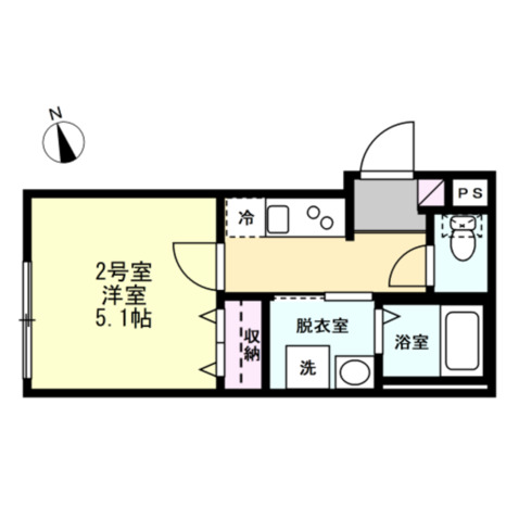 ベイルーム本厚木Norteの間取り
