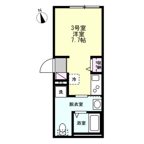 ベイルーム本厚木Norteの間取り