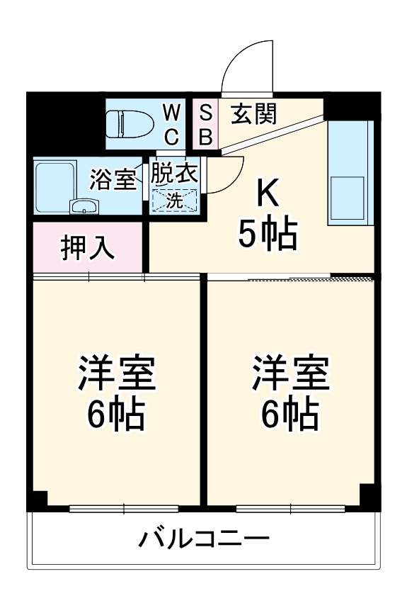 クロノス新綱島の間取り