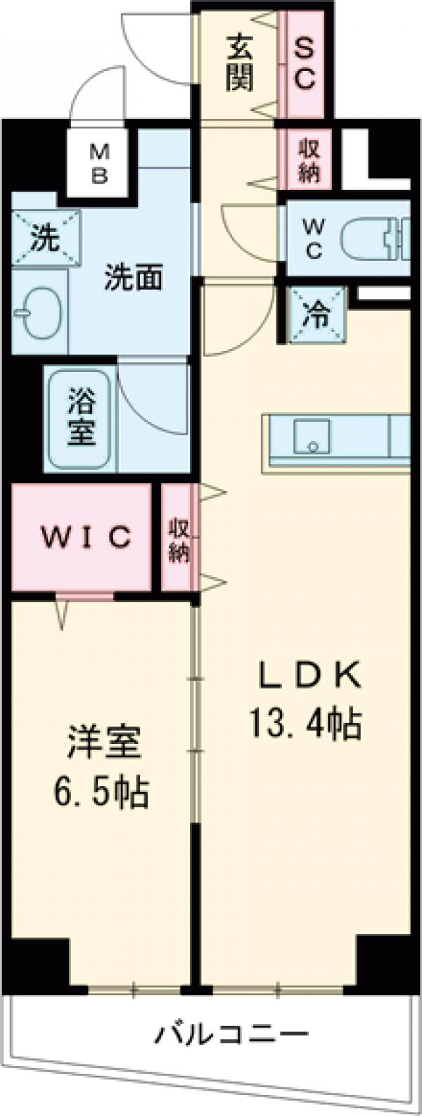 ラグゼナ平井サウスの間取り