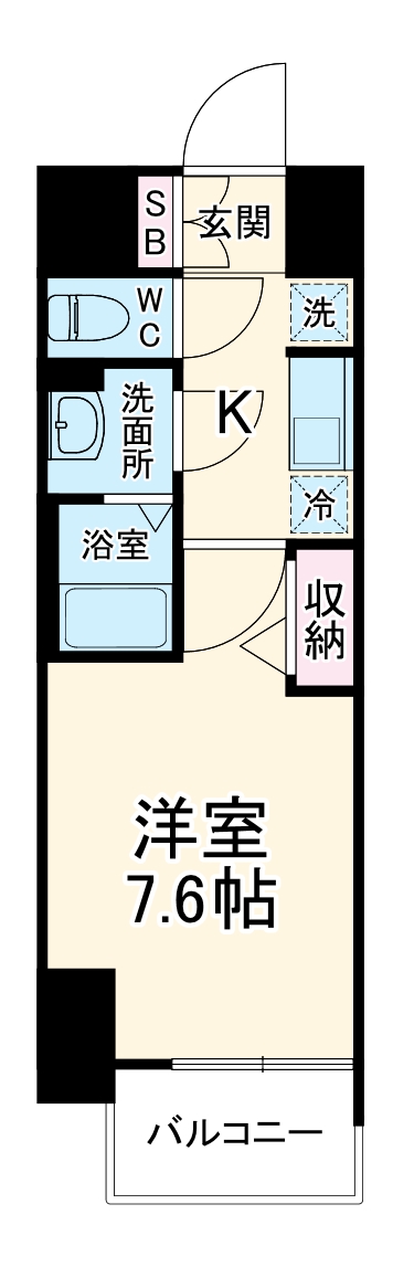 プレサンス新栄リベラの間取り