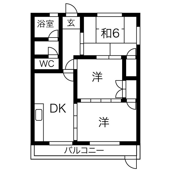メゾンかわはらの間取り
