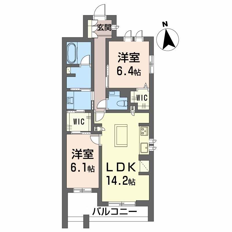 ウノディローロの間取り