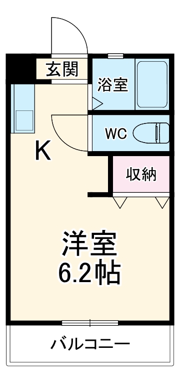 白山ハイツの間取り