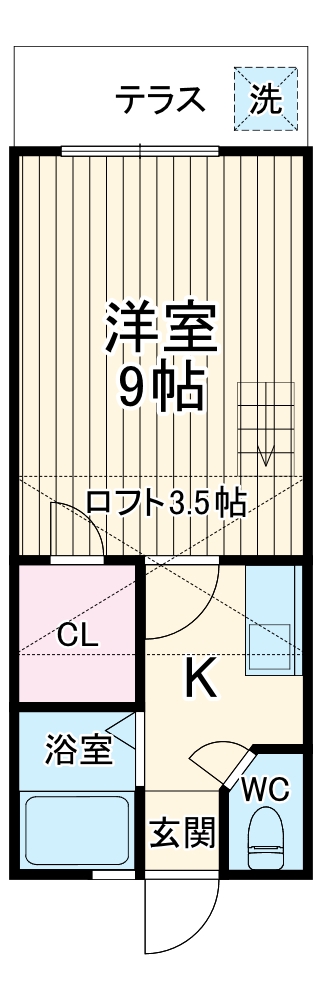 セザンヌ瓜郷の間取り